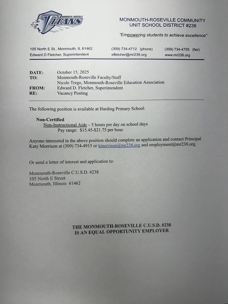 Harding Aide Posting