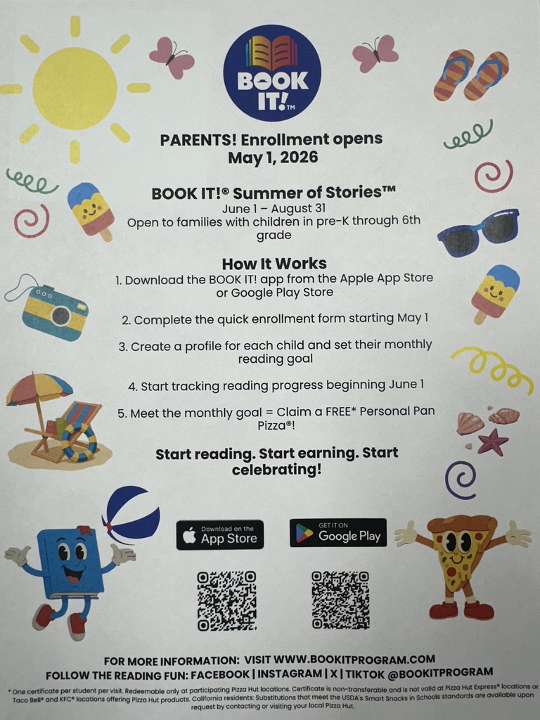 Summer Book It Program!