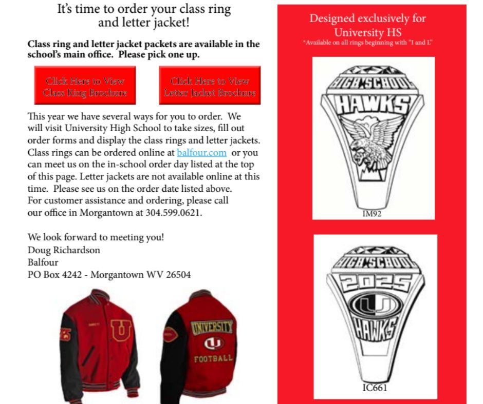 classring and jacket