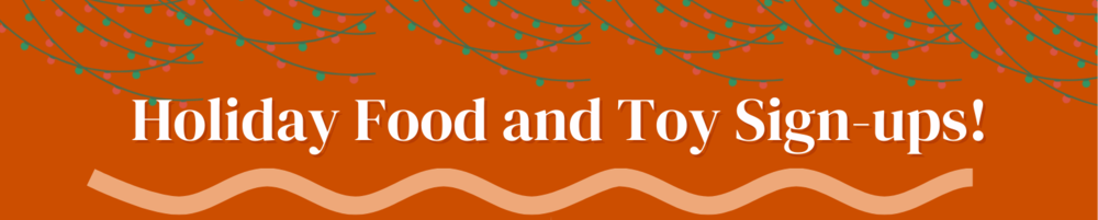 Holiday Food and Toys