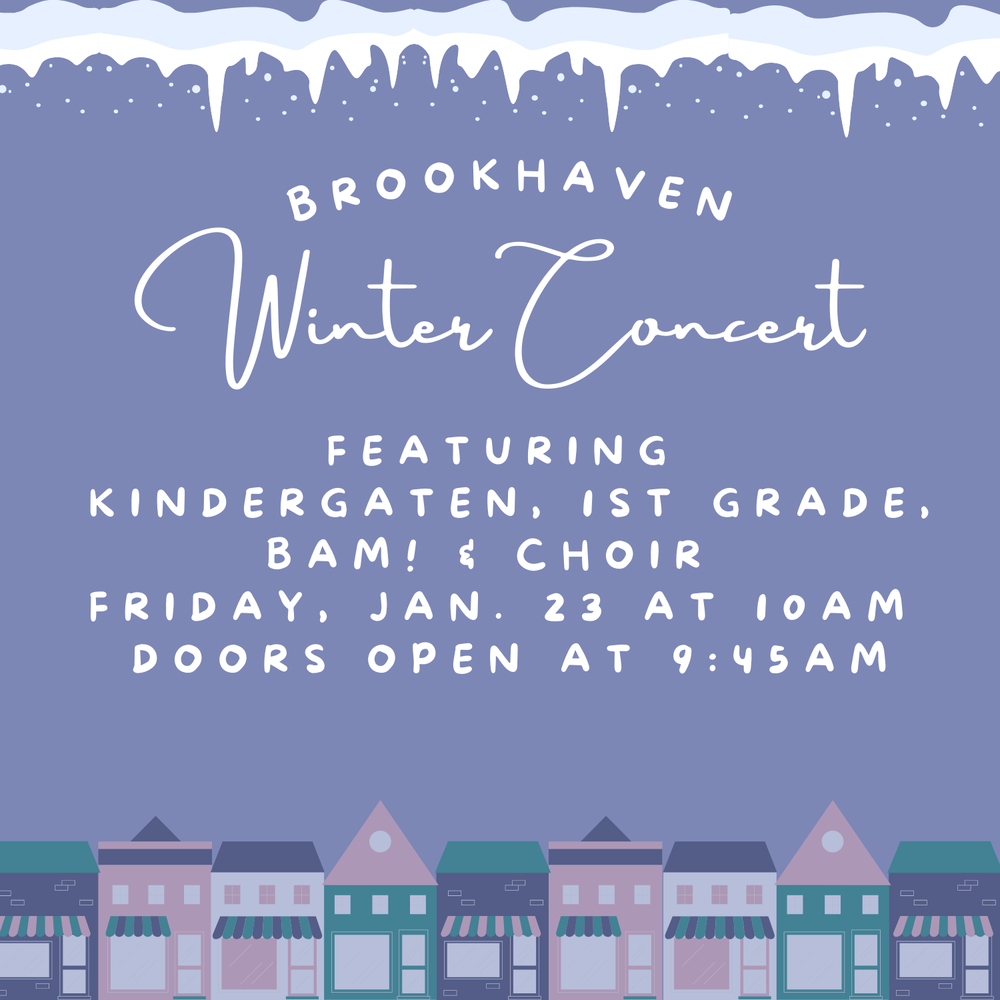Winter Concert Featuring Kindergarten, 1st grade, BAM! and Choir!