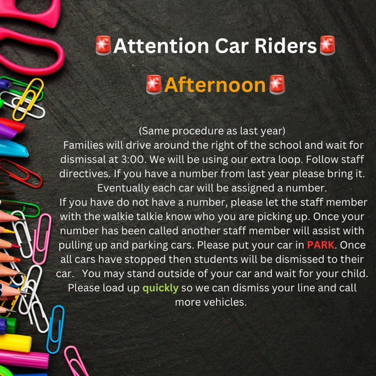 pic: afternoon drop off routine