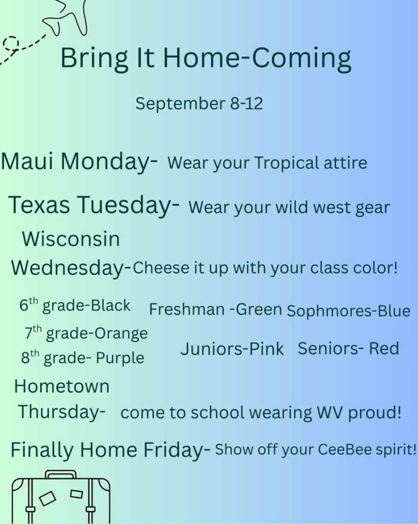 HOCO '25 Spirit Days