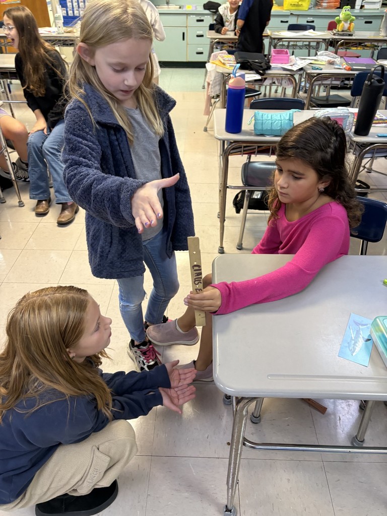 4th Grade Science students test reaction time!