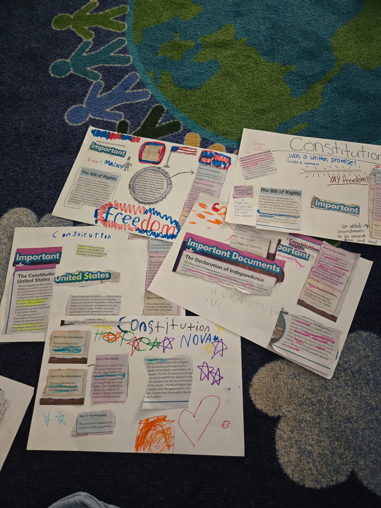 a collection of finished posters