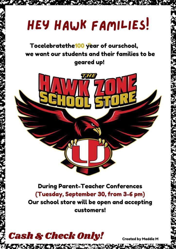 school store flyer