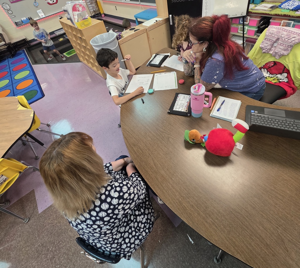 Mrs. Redman's class has been working on comparing numbers to 5 with a fun partner game!