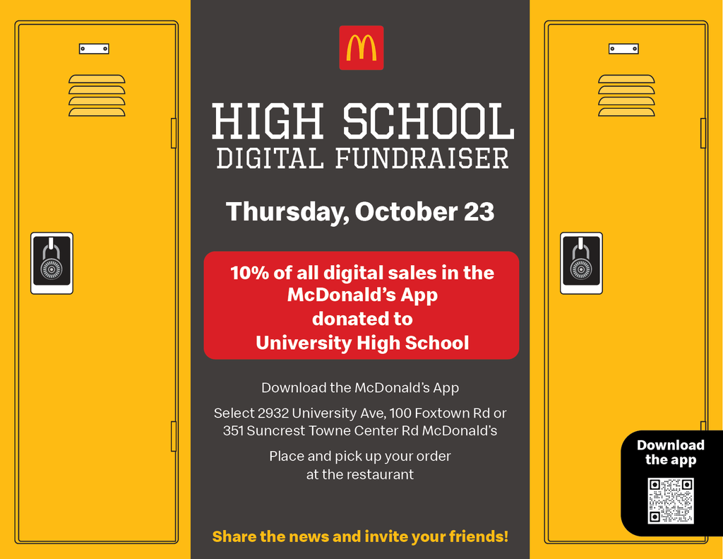 University Mcdonalds app