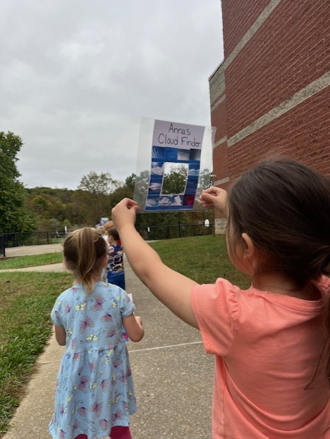 "Cloud hunting and painting our sky treasures!