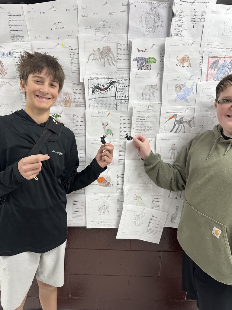 2 Students with 3D models