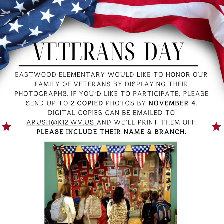 Veterans Day display board 