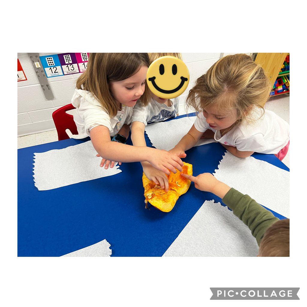 Ms. Kaitlyn and Mrs. Beth’s Pre-K class had a blast during today’s Pumpkin Drop event! 🎃