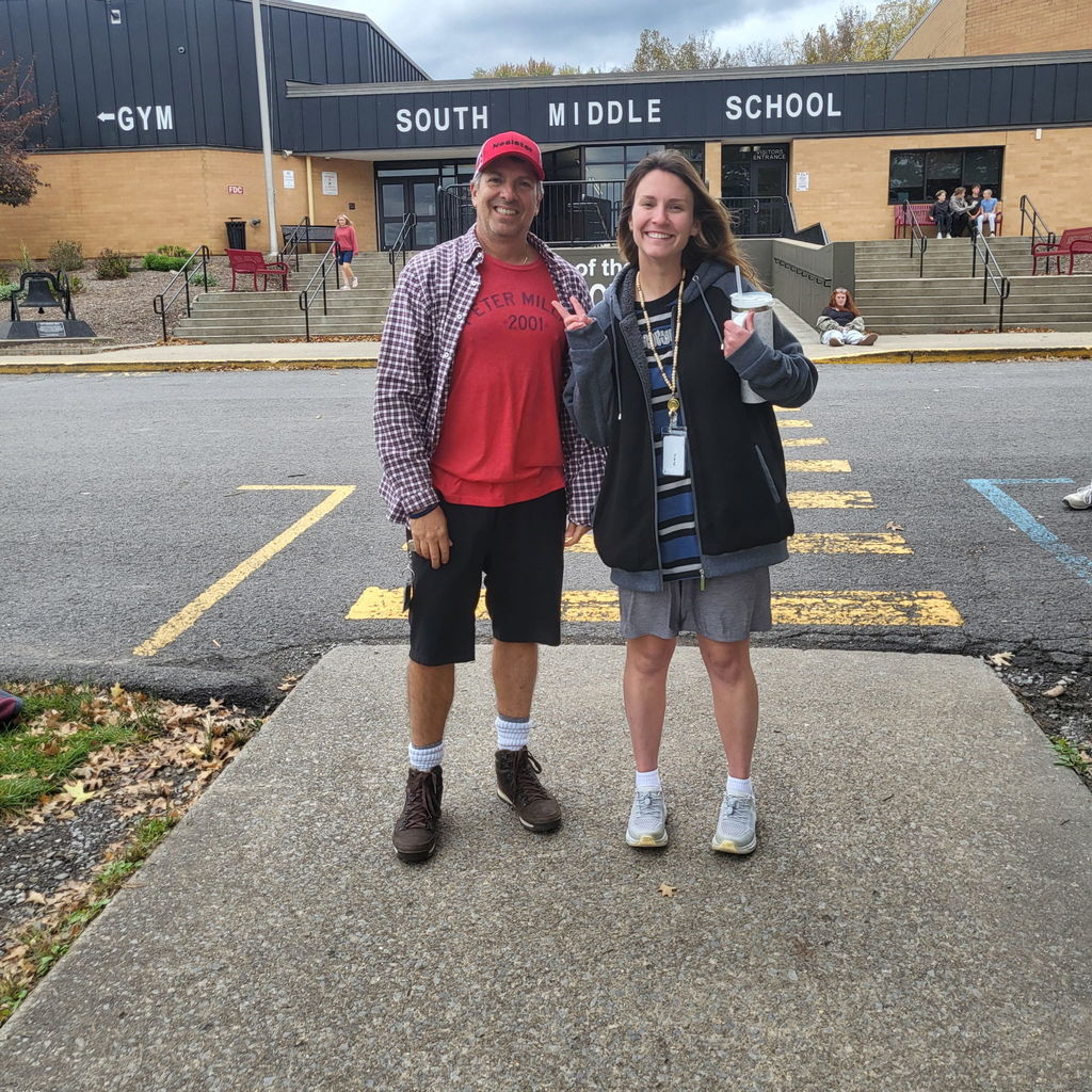 2 Teachers dressed like Adam Sandler