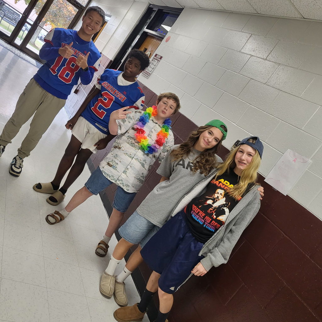 Kids dressed like Adam Sandler