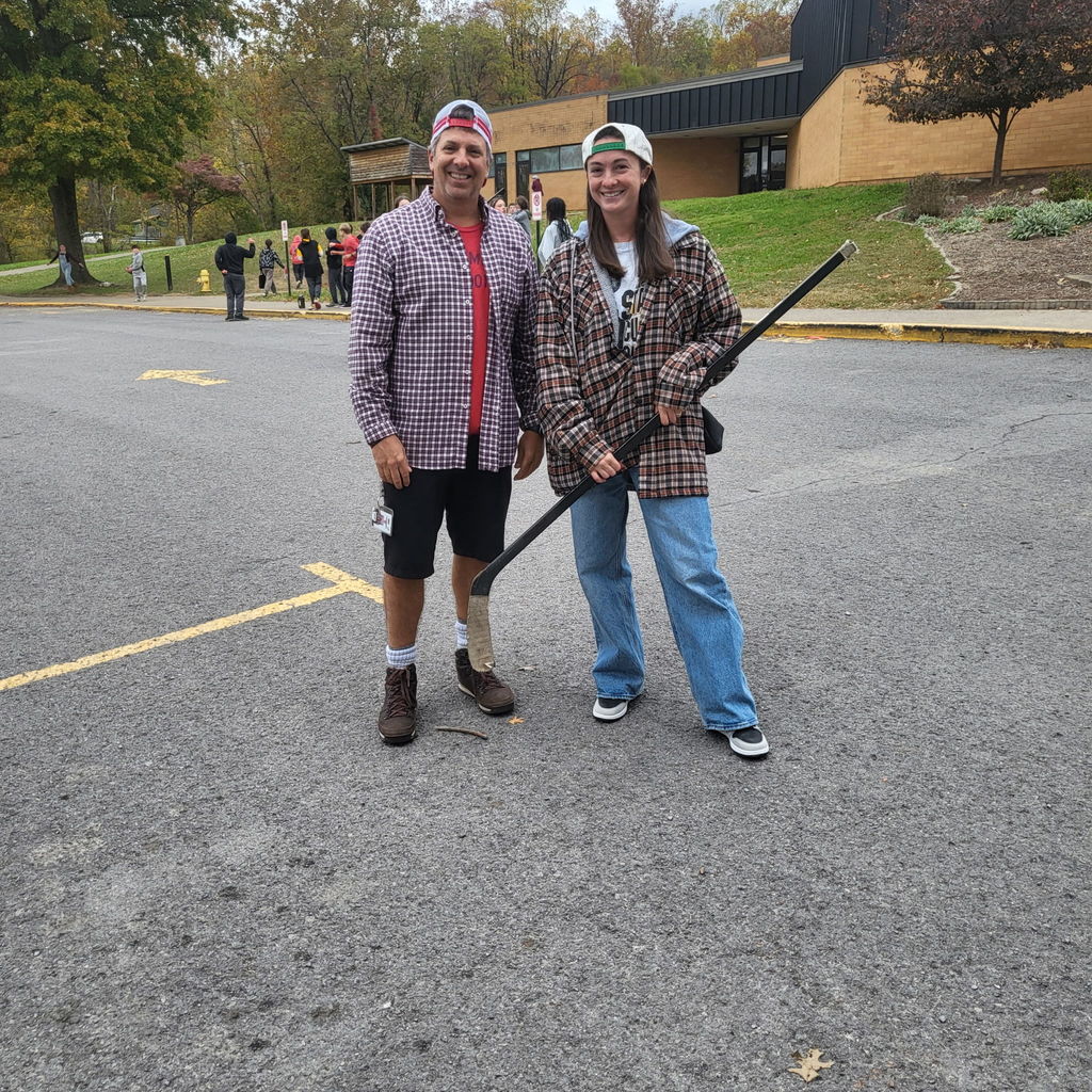 2 Teachers dressed like Adam Sandler