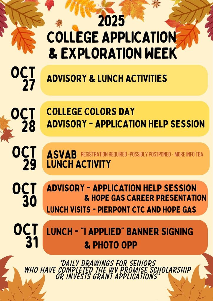 tan and brown flyer with fall leaves