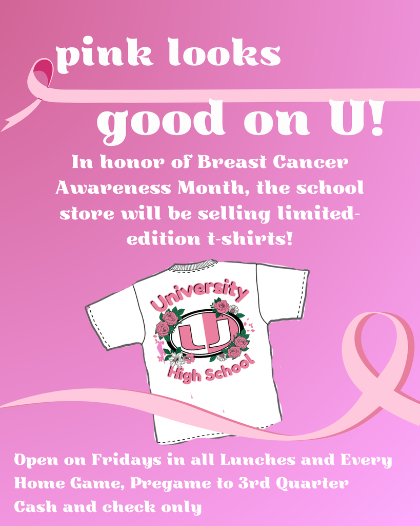 a pink flyer with a tshirt on it