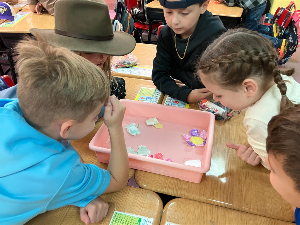 Today, 1st grade students explored the science of osmosis during an engaging visit from 4-H!