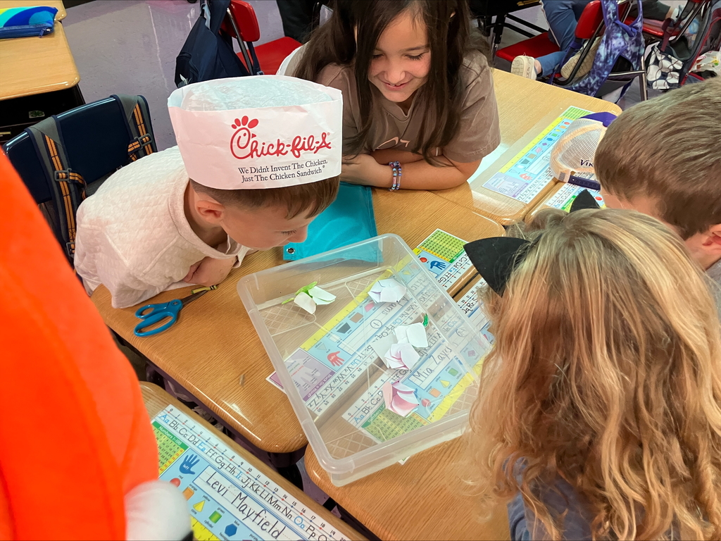 Today, 1st grade students explored the science of osmosis during an engaging visit from 4-H!