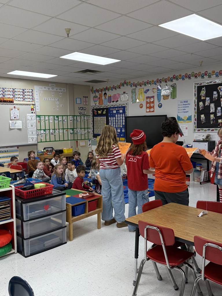 Fourth Graders Delight Kindergarten Audience with Their Performance
