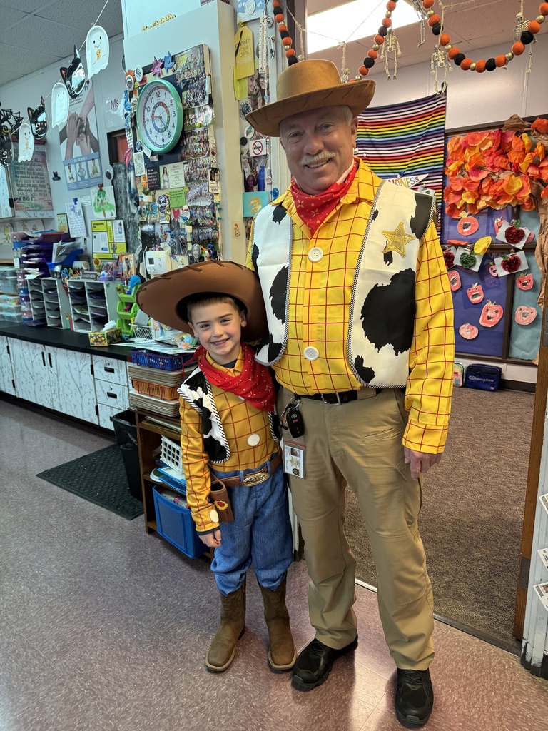 Our staff rocked the costumes and brought the Halloween fun to school today!