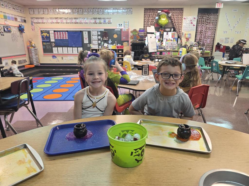 Spooky Science ALERT! Mrs. Redman's class is diving into the fun of potion making with some truly terrifying (and educational) experiments!