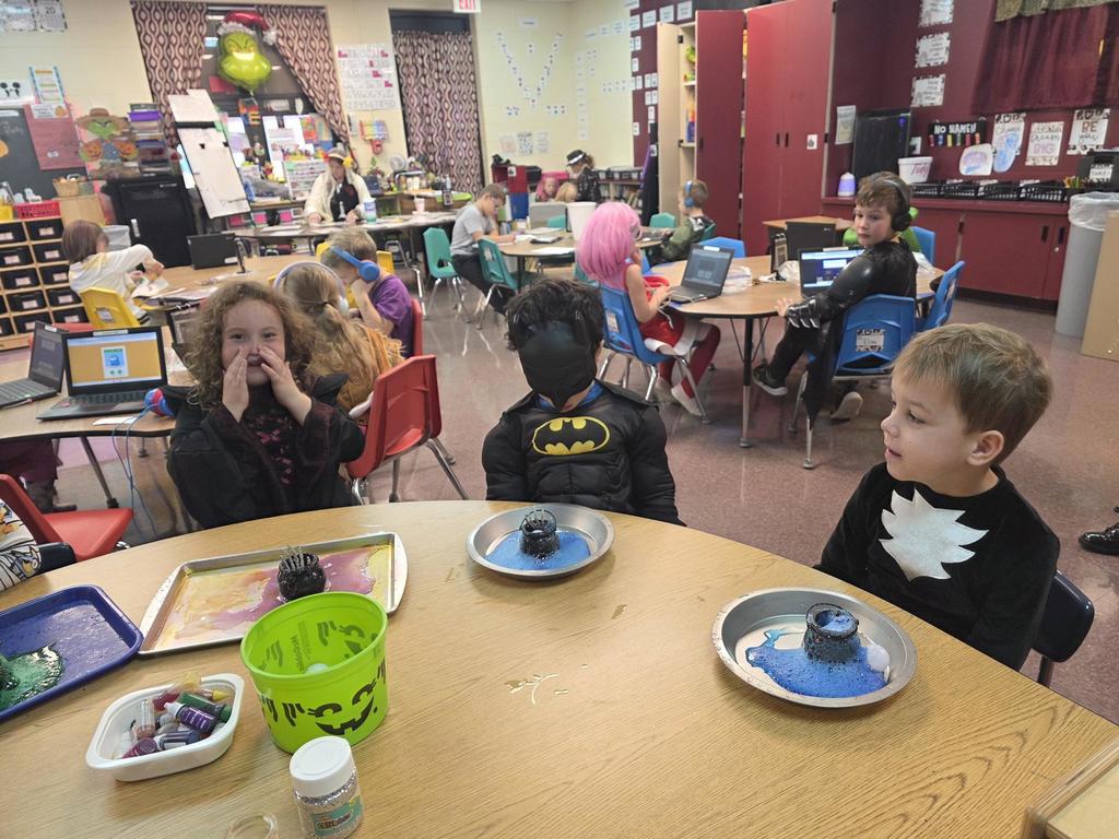 Spooky Science ALERT! Mrs. Redman's class is diving into the fun of potion making with some truly terrifying (and educational) experiments!