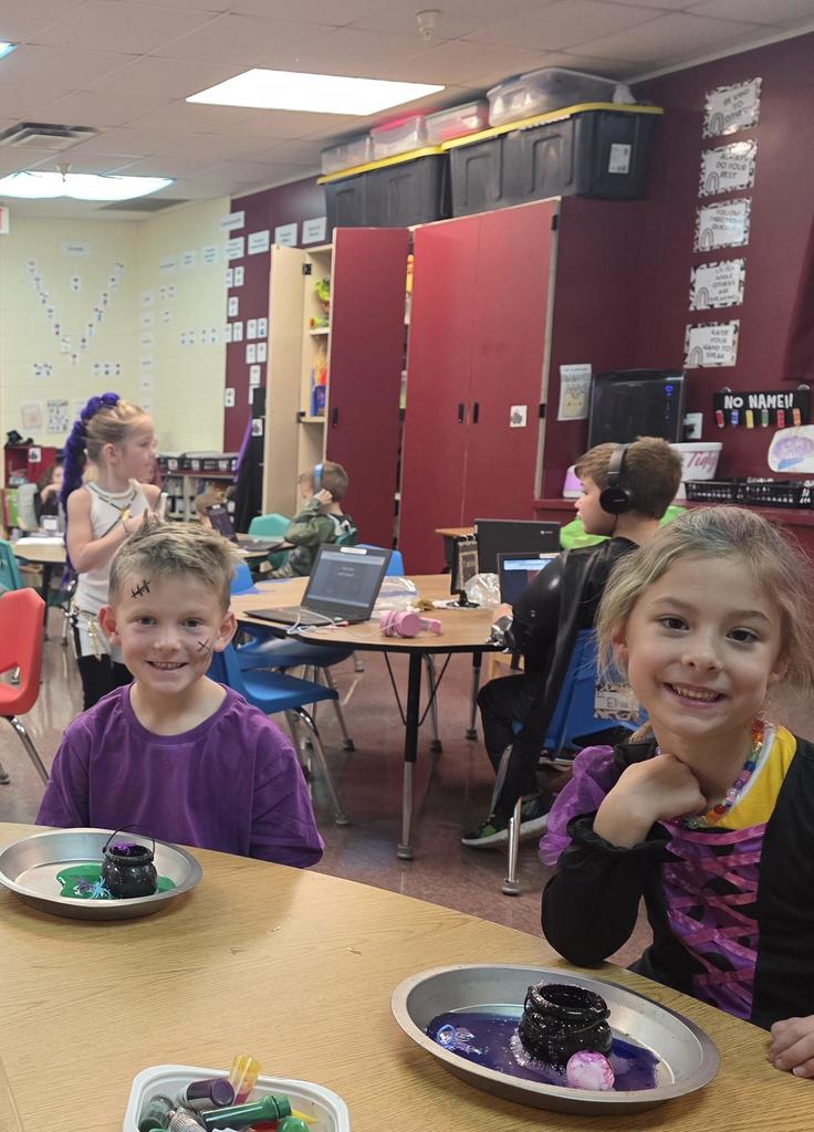 Spooky Science ALERT! Mrs. Redman's class is diving into the fun of potion making with some truly terrifying (and educational) experiments!