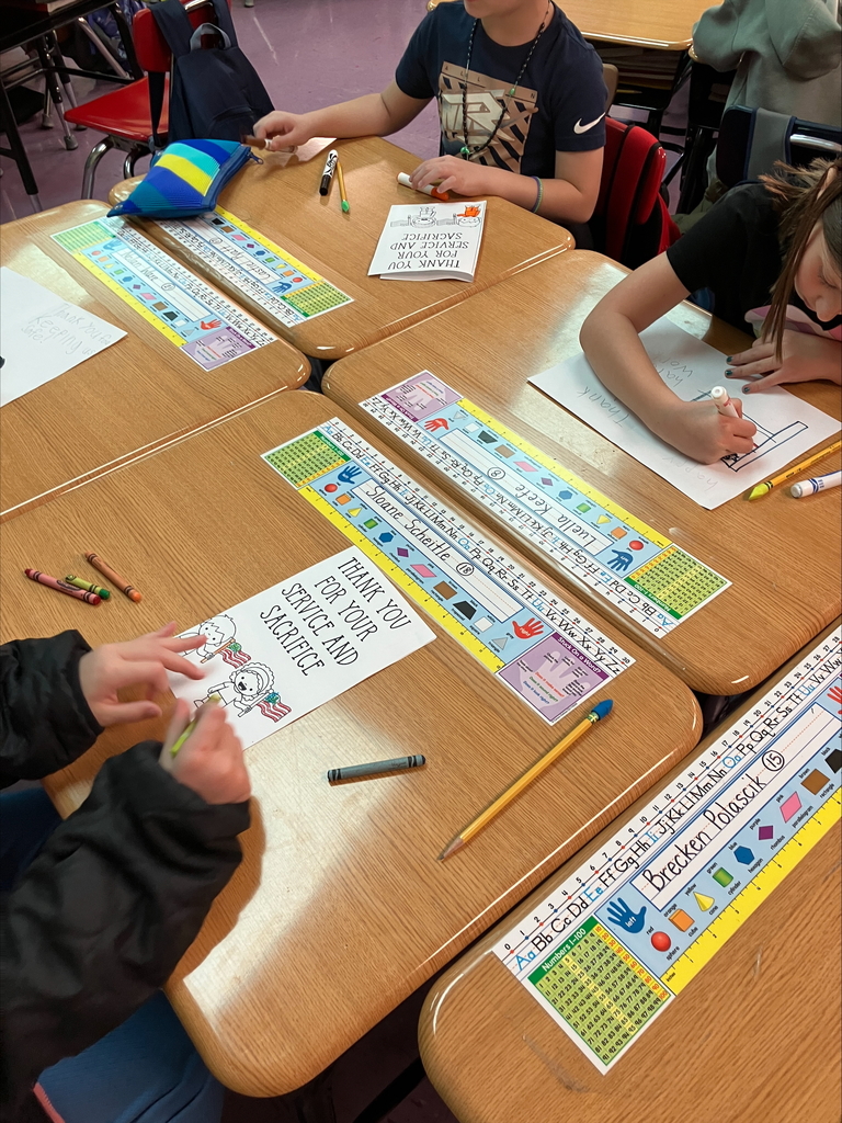 Making sure our veterans know how much we appreciate their dedication! These cards are filled with love and respect.