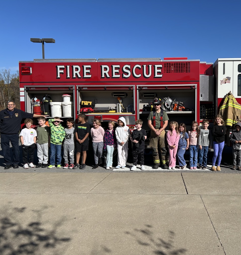 "Today, our second graders got fired up about safety during an engaging and hands-on fire safety presentation!