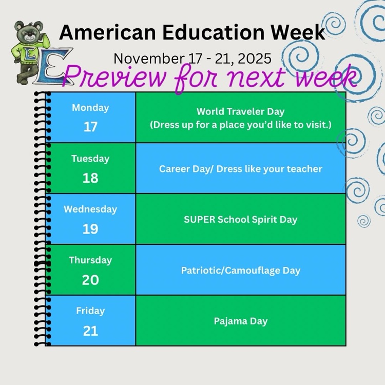 American education week flyer