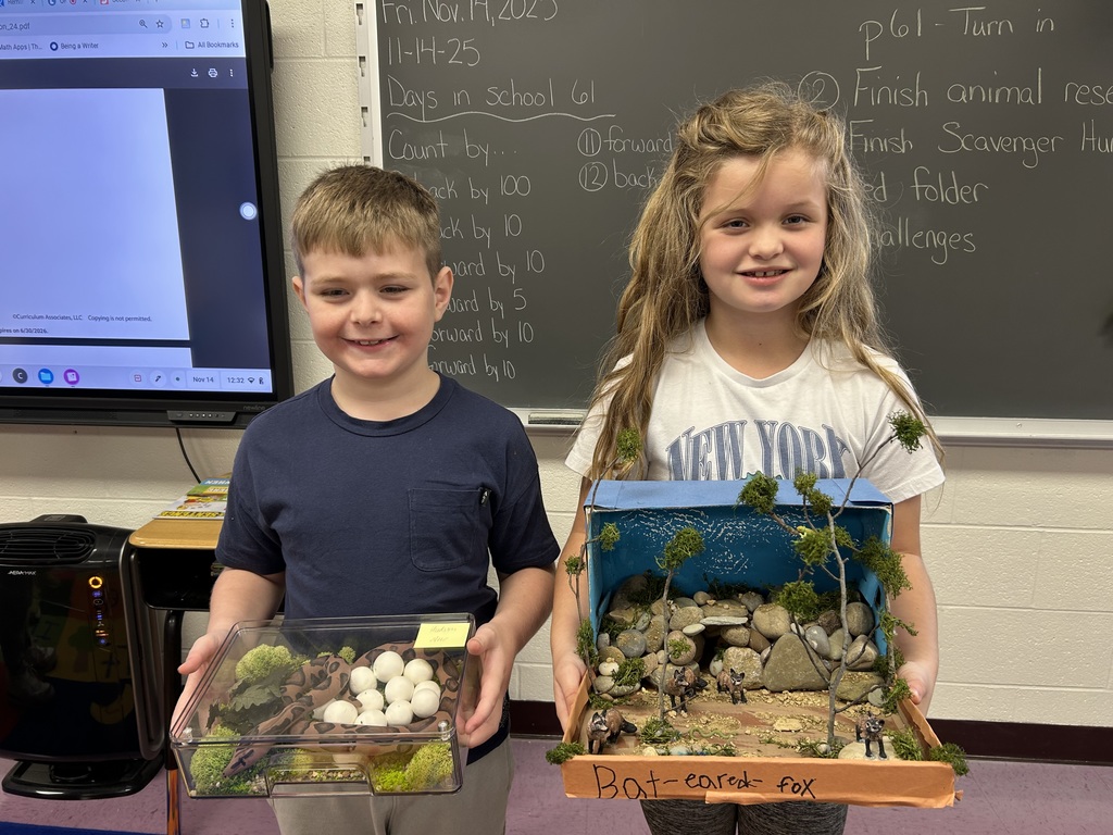 Students brought their research to life by creating vibrant dioramas that showcase their chosen animal in its natural habitat. Each display is a mini world packed with creativity and fascinating facts!