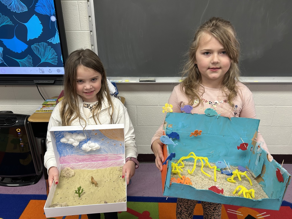 Students brought their research to life by creating vibrant dioramas that showcase their chosen animal in its natural habitat. Each display is a mini world packed with creativity and fascinating facts!