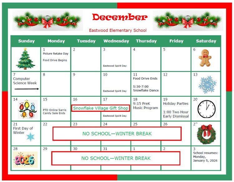 December calendar