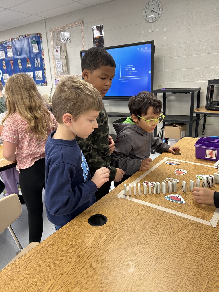 Our class visited the STEAM Lab where we learned about agility and created domino pathways!