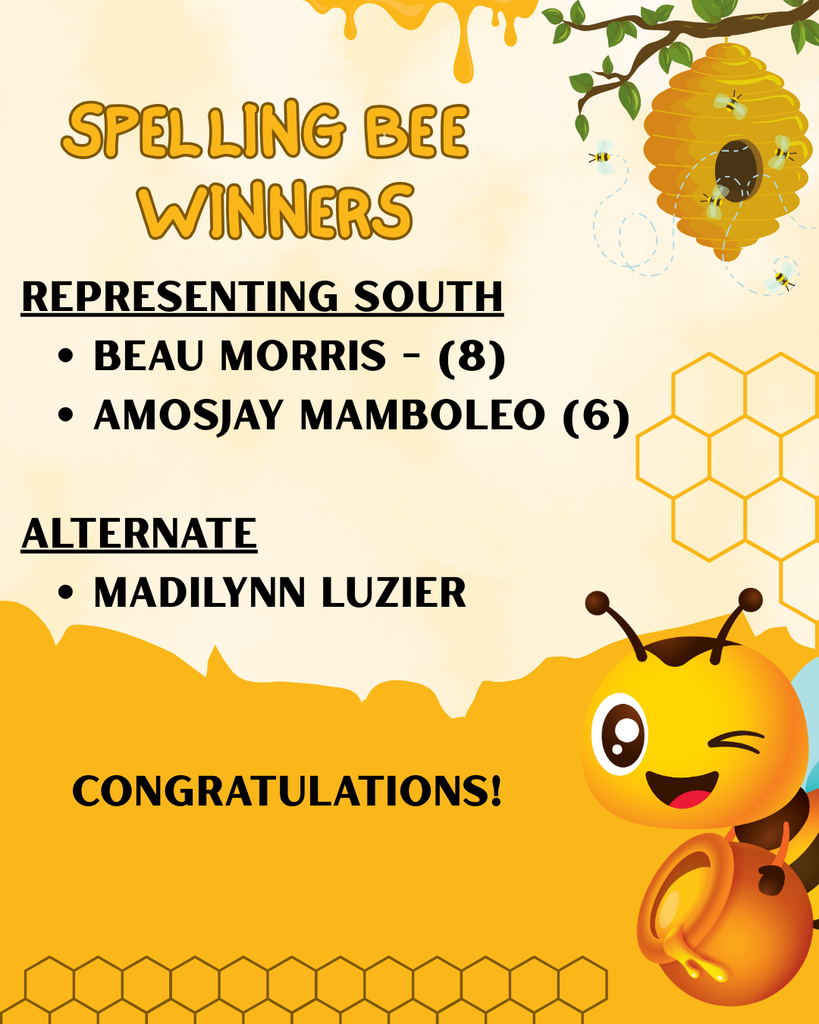 Spelling Bee Announcement 