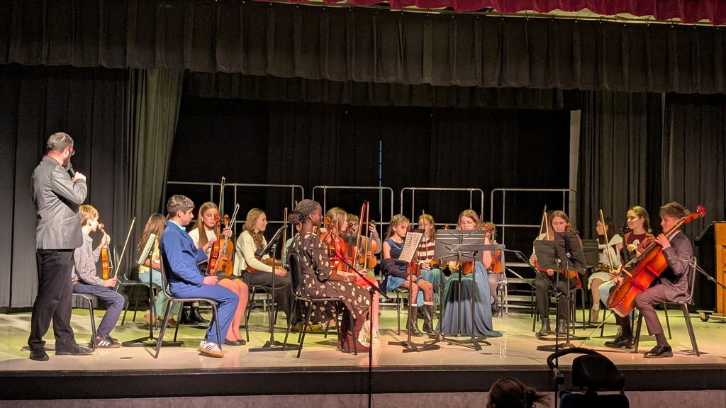 Orchestra Students performing