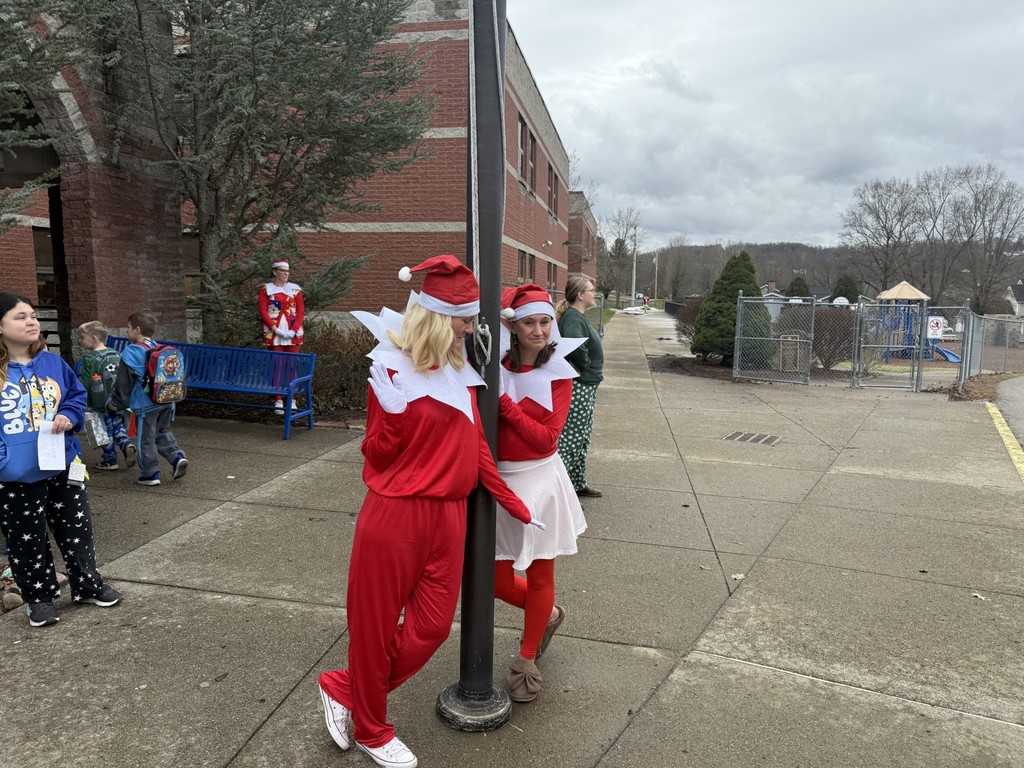 Making spirits bright before the first bell even rings.