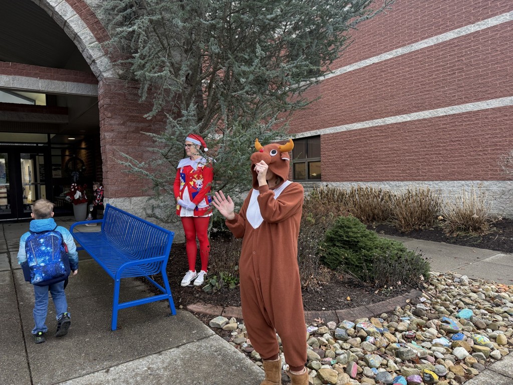 Making spirits bright before the first bell even rings.