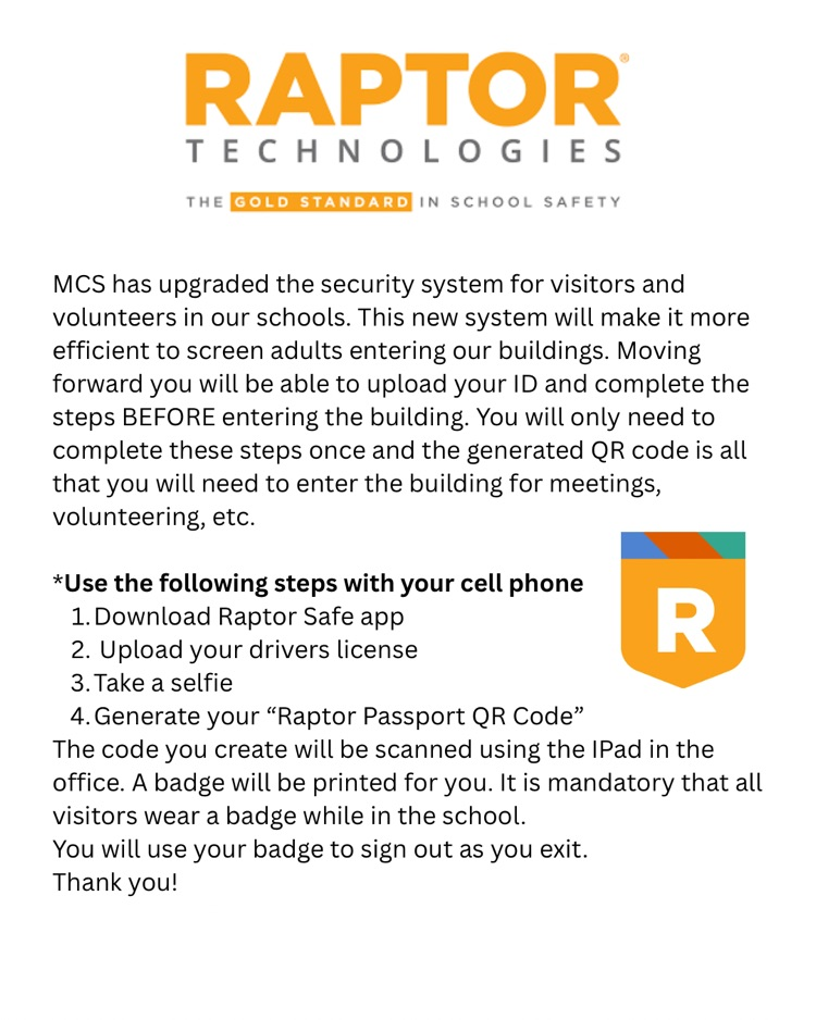 new sign in method for volunteers 