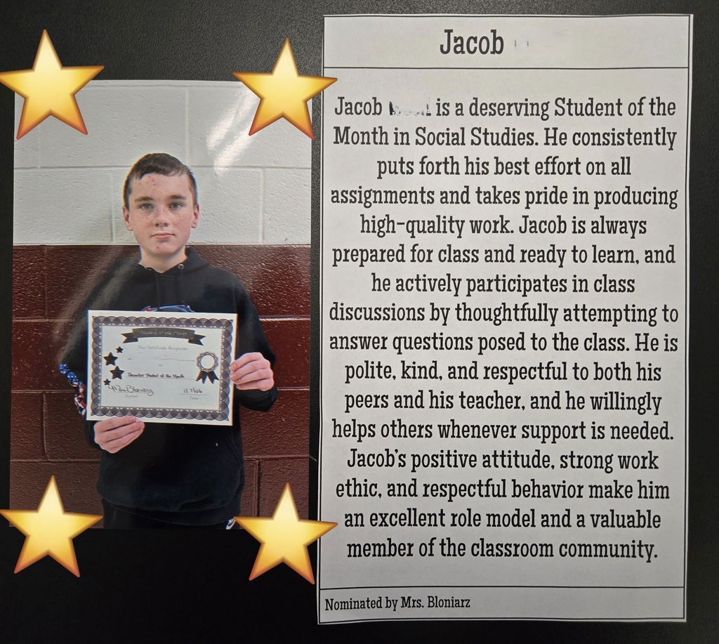 Boy holding a certificate