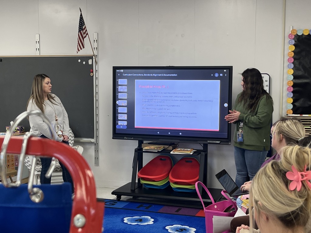 Our fabulous Pre-K teachers, Brittany Myers and Kaitlyn Gyorko, presented curriculum connections, standards alignment and documentation to other county Pre-K teachers! CLES is so lucky to have such wonderful leaders.