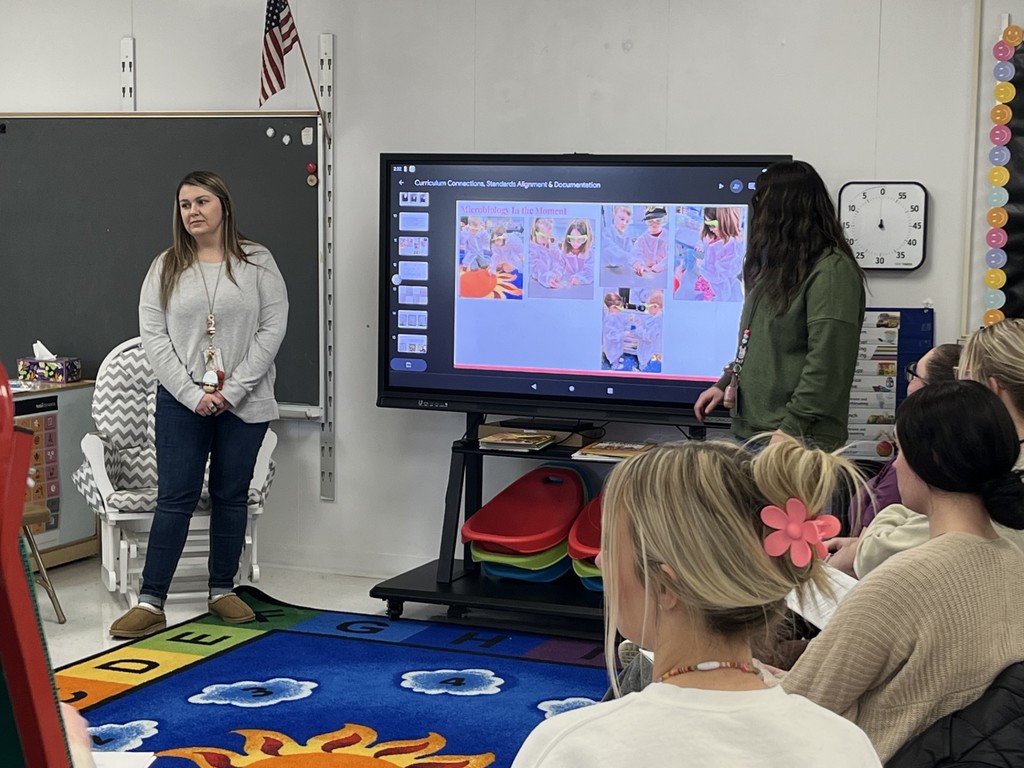 Our fabulous Pre-K teachers, Brittany Myers and Kaitlyn Gyorko, presented curriculum connections, standards alignment and documentation to other county Pre-K teachers! CLES is so lucky to have such wonderful leaders.