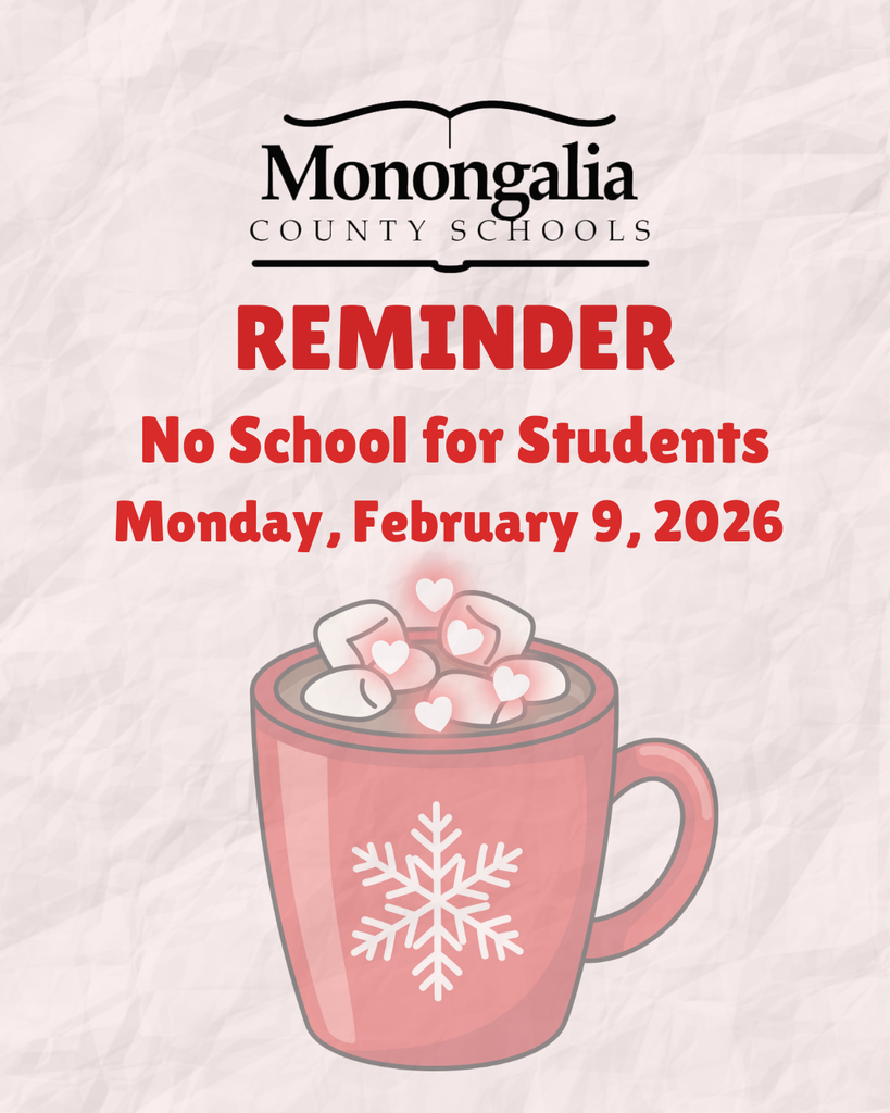 No School for Students Monday, February 9, 2026