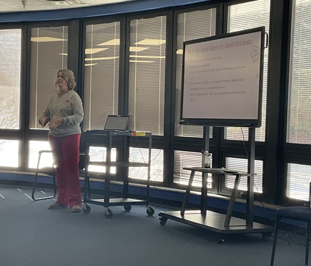 Huge shoutout to Occupational Thearpist Heather Cox, for an eye-opening presentation today on reframing behavior through neurology and biology! 🧠✨