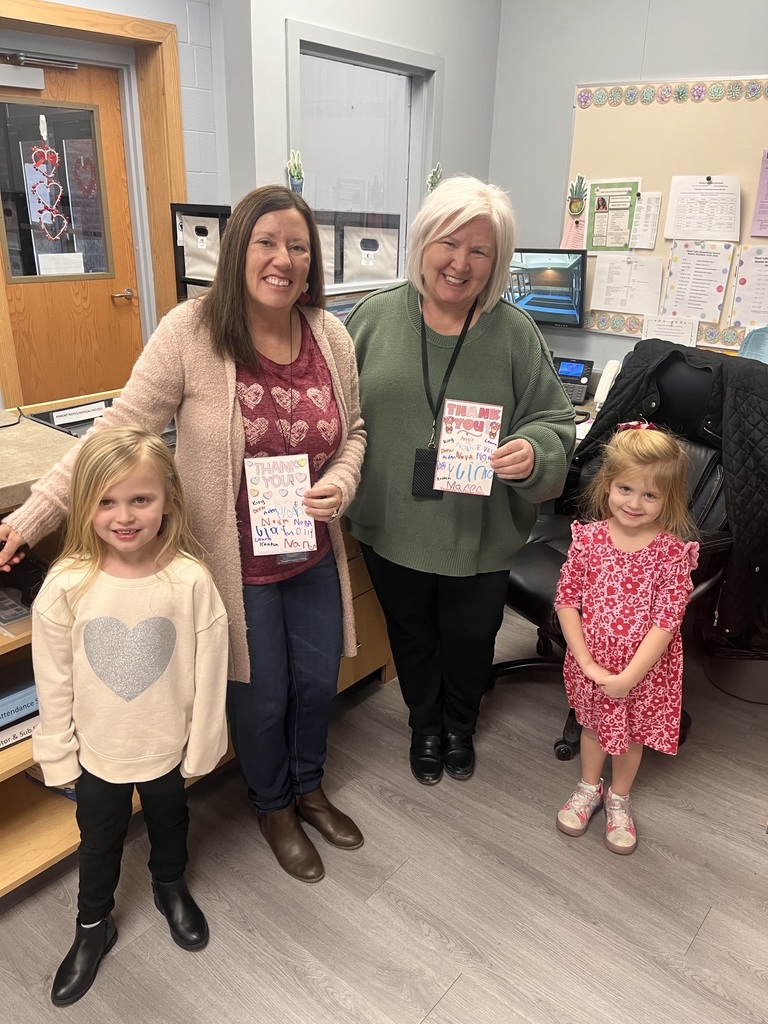 Miss Laura and Mrs. Tammy's class has been learning about community helpers and hidden heroes. Today for Valentine's Day they delivered some Valentine's to hidden heroes around our school! 