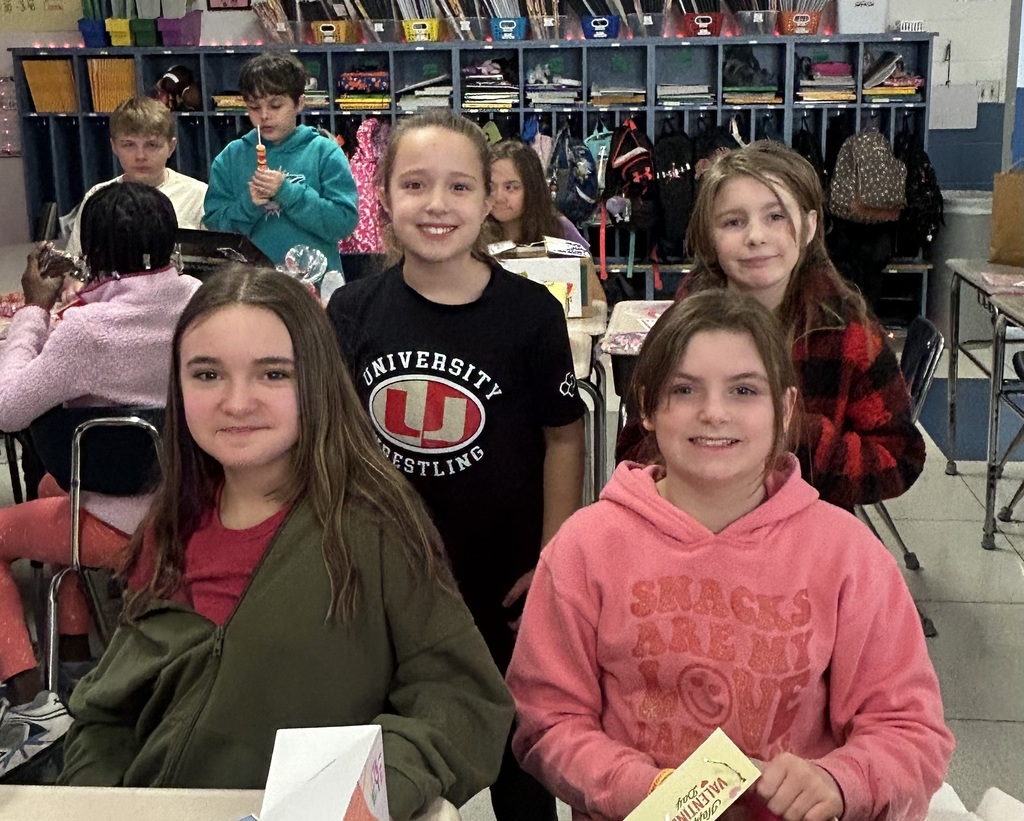 group of fifth grade girls posing 