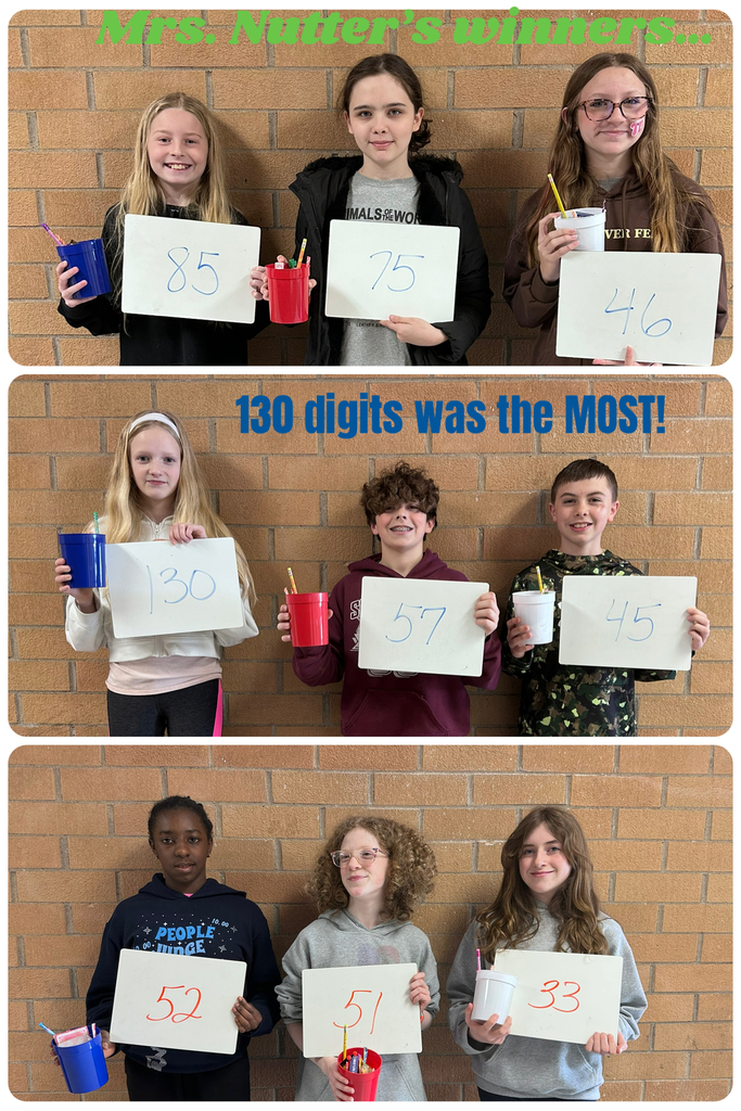 Students holding prizes