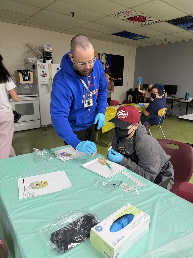 Teacher helping a student in lab