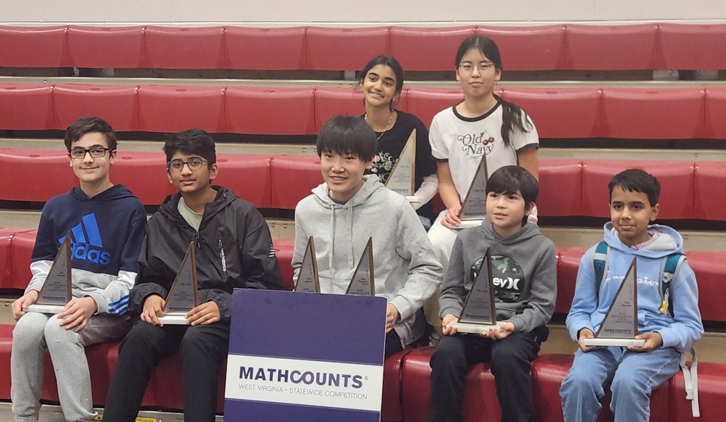 The Suncrest Mathcounts team at the State Competition
